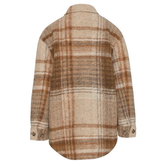 NWT Wilfred The Ganna felted wool blend plaid jacket size XS - Picture 3 of 16